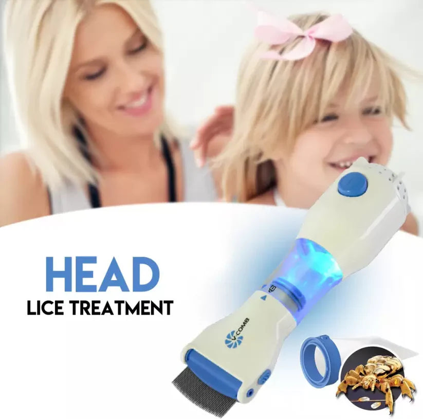 bubly™ Electrical Head Lice Comb & Eggs Removed From The Hair
