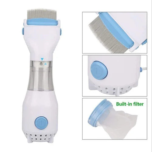 bubly™ Electrical Head Lice Comb & Eggs Removed From The Hair